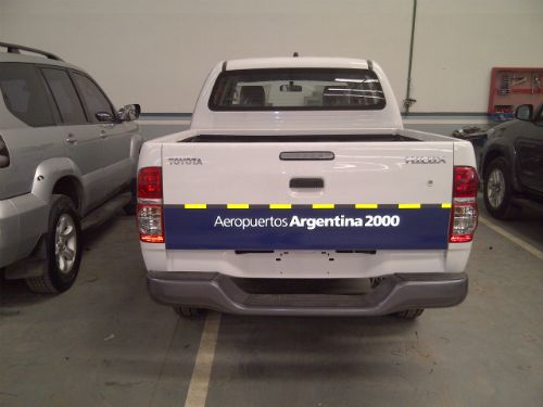 Aeropuertos Argentina 2000. Ploteo vehicular